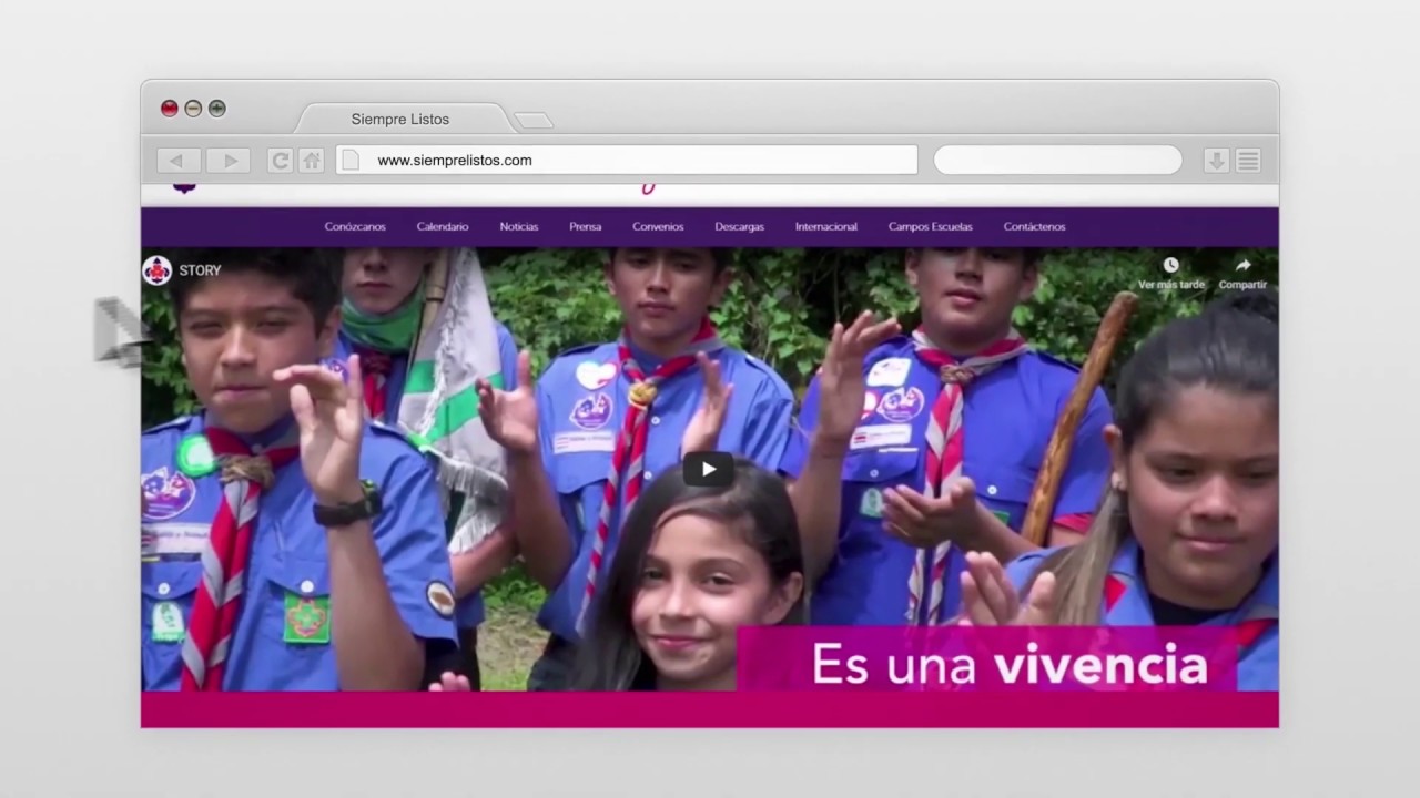 Promocional Guías y Scouts de Costa Rica